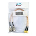 Un par de TNC macho para montaje de cable SMA Male