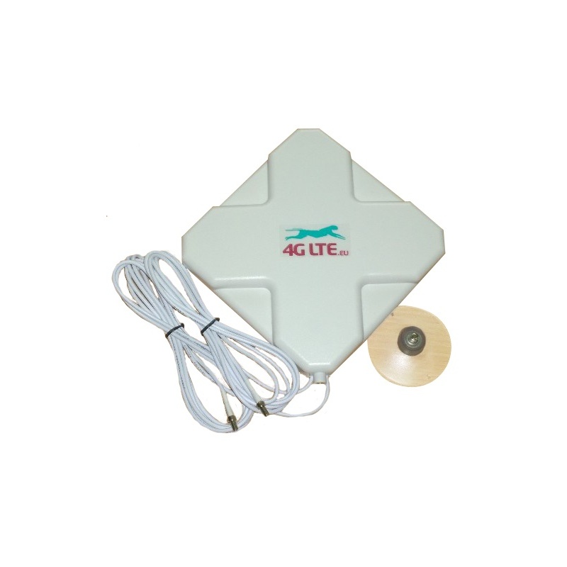 cross shape dual connector 4G LTE antenna